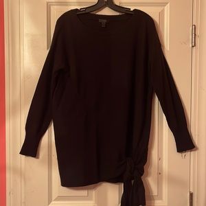 J.CREW Black wool Tunic Sweater S
